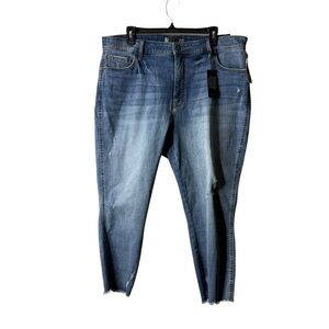 Kut from the Kloth High Rise Connie Fab Ab Crop Denim Jeans NWT
